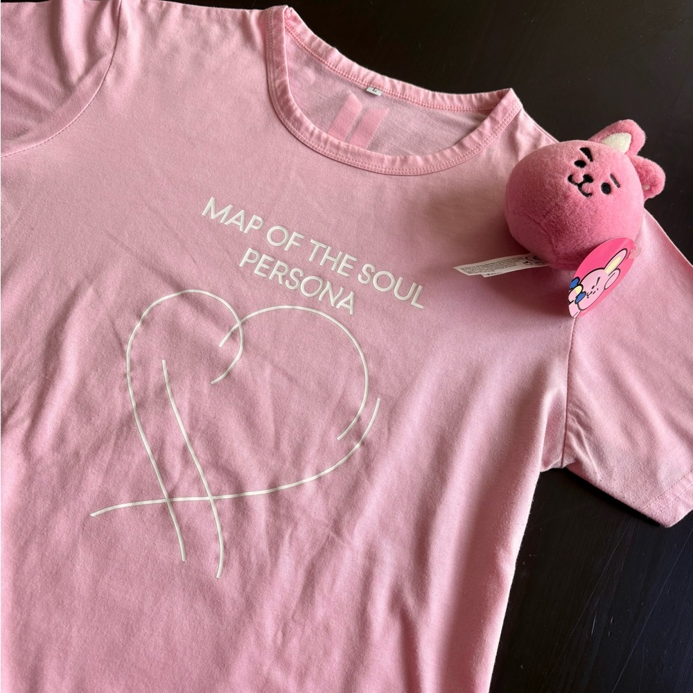 BTS Map of the Soul PERSONA Women’s Tee with FREE Cooky Plush